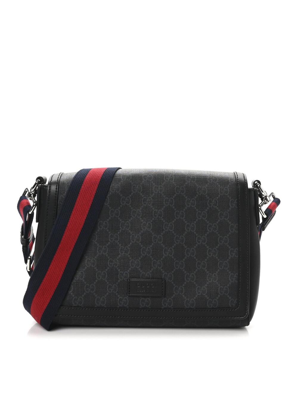 Gucci Gg Supreme Appia Calfskin Web #362142G12B